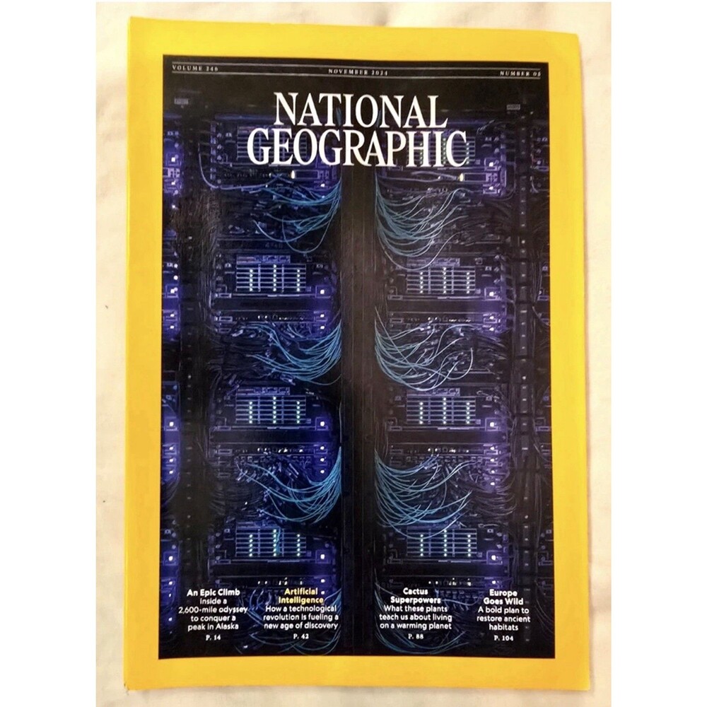 National Geographic November 2024 AI Artificial Intelligence Cactus Alaska Peak